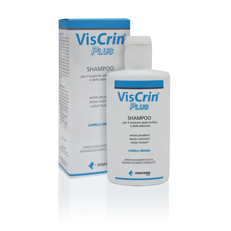 VISCRIN PLUS SHAMPOO ANTIFORFORA CAPELLI GRASSI 200 ML