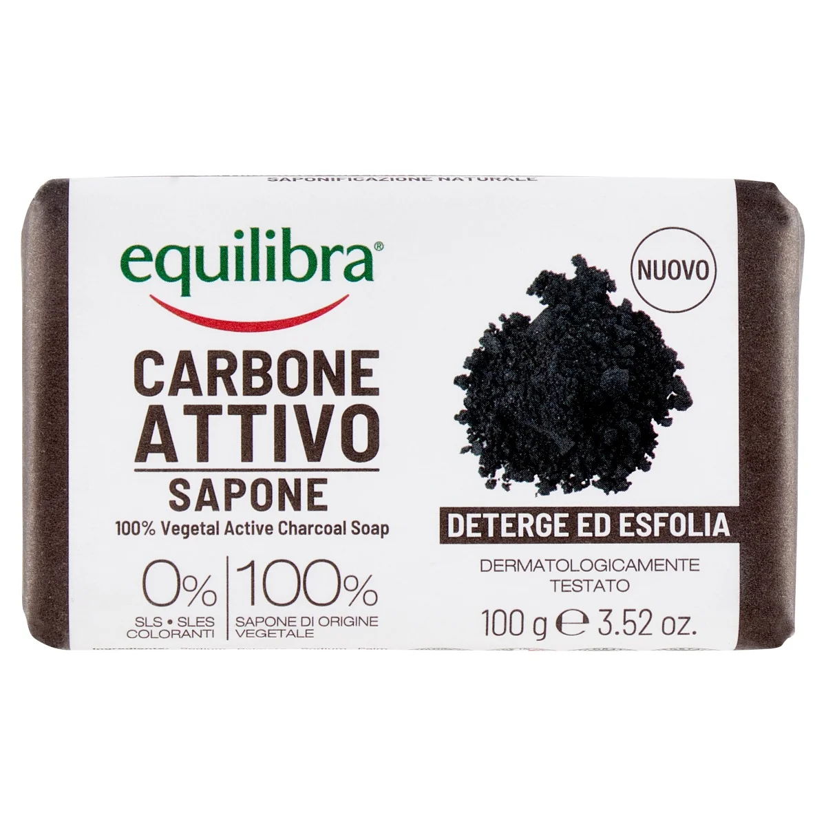 EQUILIBRA CARBONE ATTIVO SAPONE 100 G