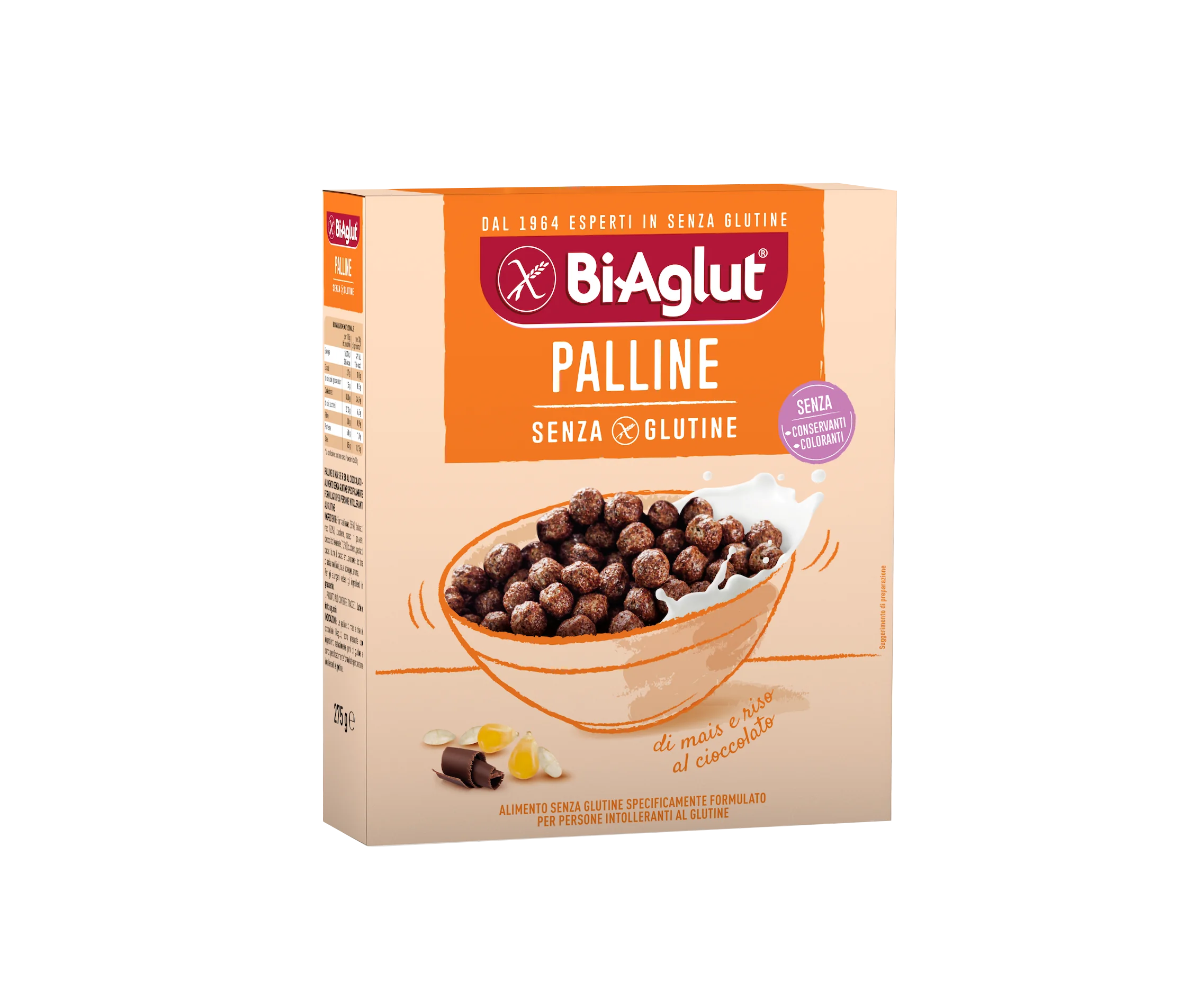 BI AGLUT SENZA GLUTINE PALLINE CIOCCOLATO 275 G