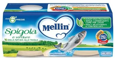 MELLIN OMOGENEIZZATO DI SPIGOLA 2 X 80 G