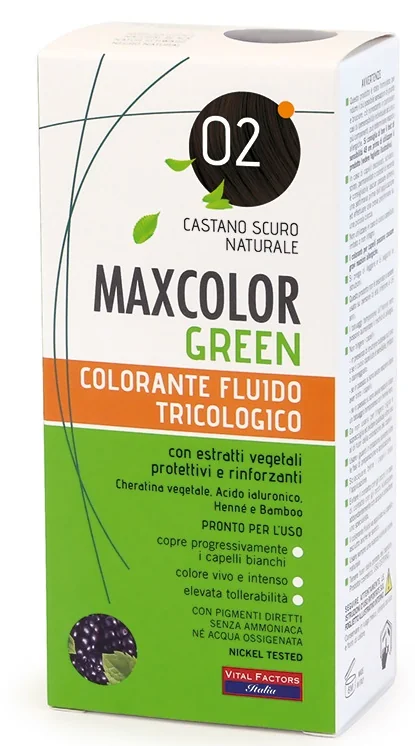 MAXCOLOR GREEN 02 CASTANO SCURO NATURALE