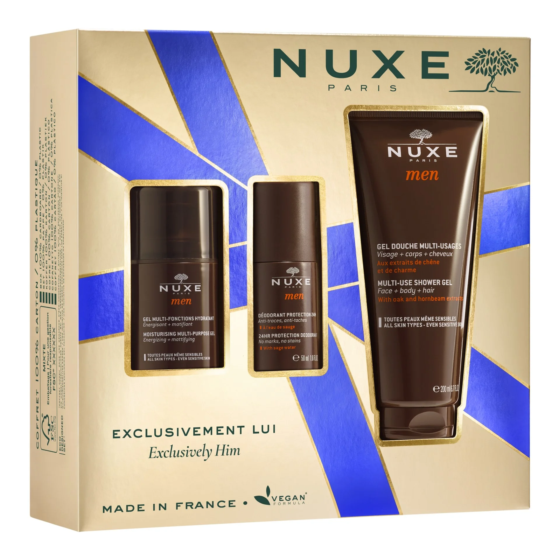 NUXE MEN GEL HYD PR10 50ML