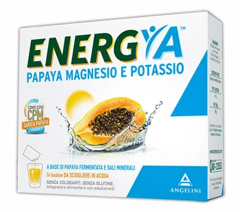 ENERGYA PAPAYA MAGNESIO E POTASSIO 14 BUSTINE