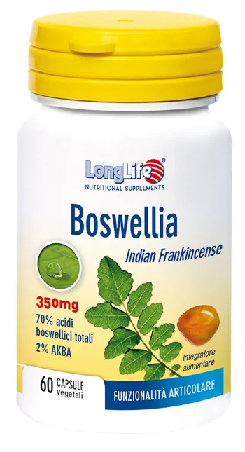 LONGLIFE BOSWELLIA 350 MG INTEGRATORE 60 CAPSULE