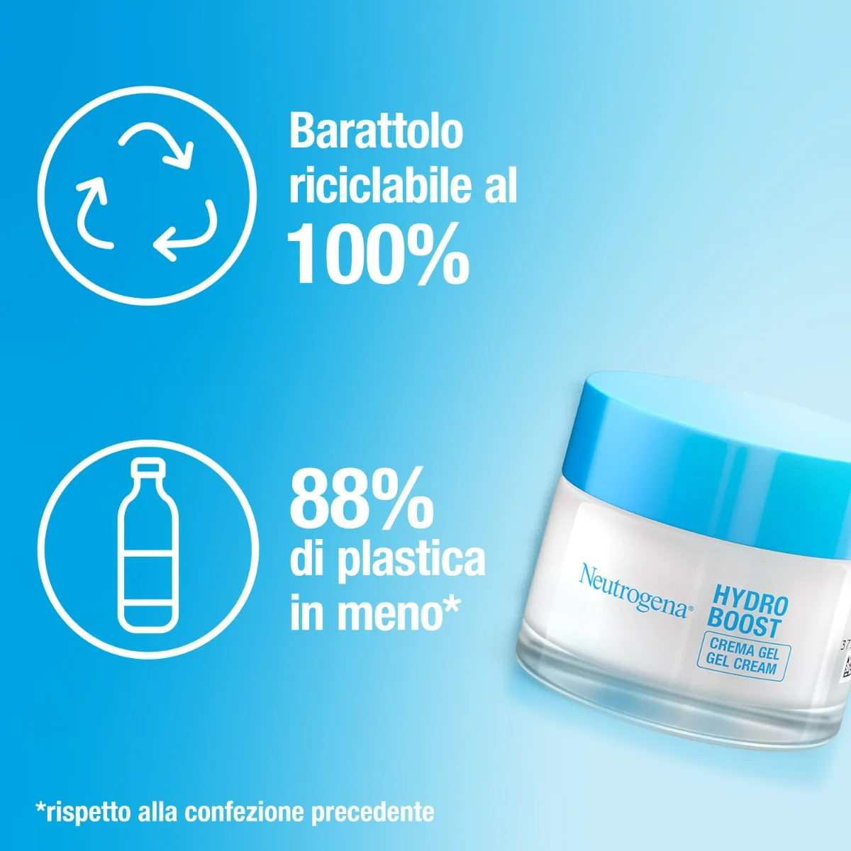 Neutrogena Hydro Boost Crema Gel Idratante Viso 50 ml Per Pelle Secca e Sensibile