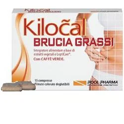 KILOCAL BRUCIA GRASSI INTEGRATORE DIMAGRANTE 15 COMPRESSE