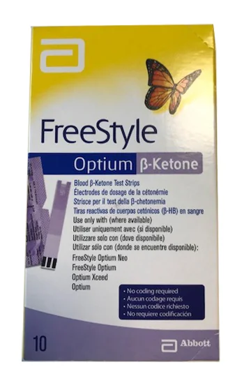 FREESTYLE OPTIUM KETONE 10 STRISCE