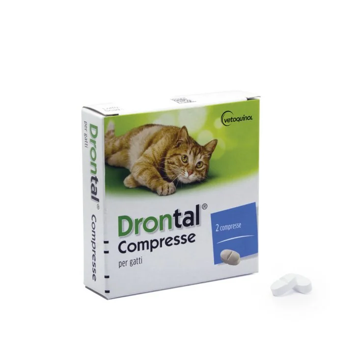 DRONTAL 2 COMPRESSE GATTO