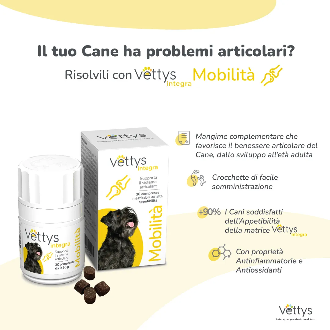 Vettys Integra Mobilita' Cane 30 Compresse Mobilità del Cane