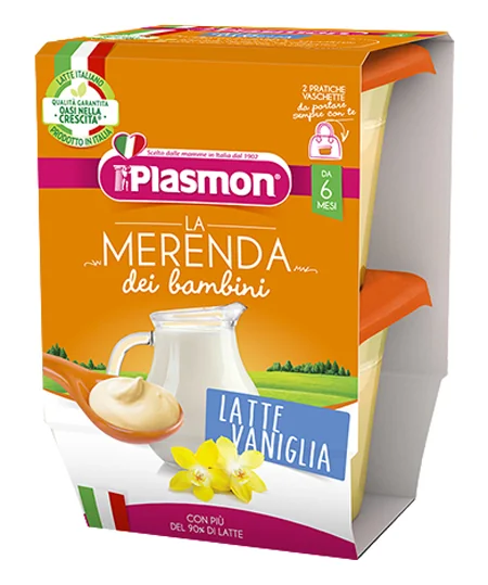 LA MERENDA DEI BAMBINI LATTE E VANIGLIA 2 X 120 G