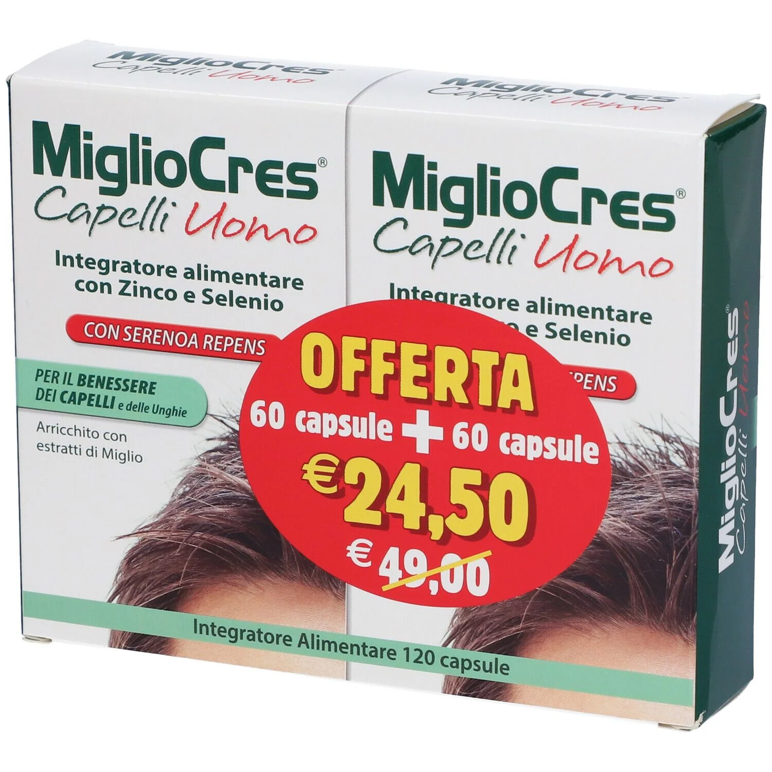 MIGLIOCRES UOMO 60+60CPS PROMO