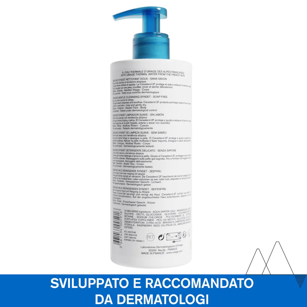 Uriage Xèmose Syndet Detergente Delicato Pelle Secca 500 ml 