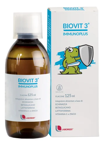 BIOVIT 3 IMMUNOPLUS SCIROPPO BAMBINI 125 ML