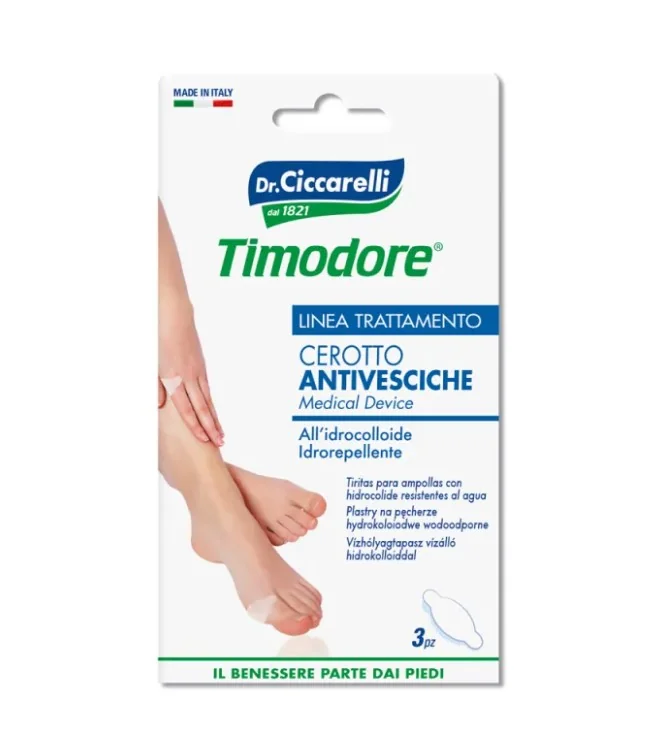 TIMODORE CEROTTO ANTIVESCICHE IDROREPELLENTE 3 PEZZI