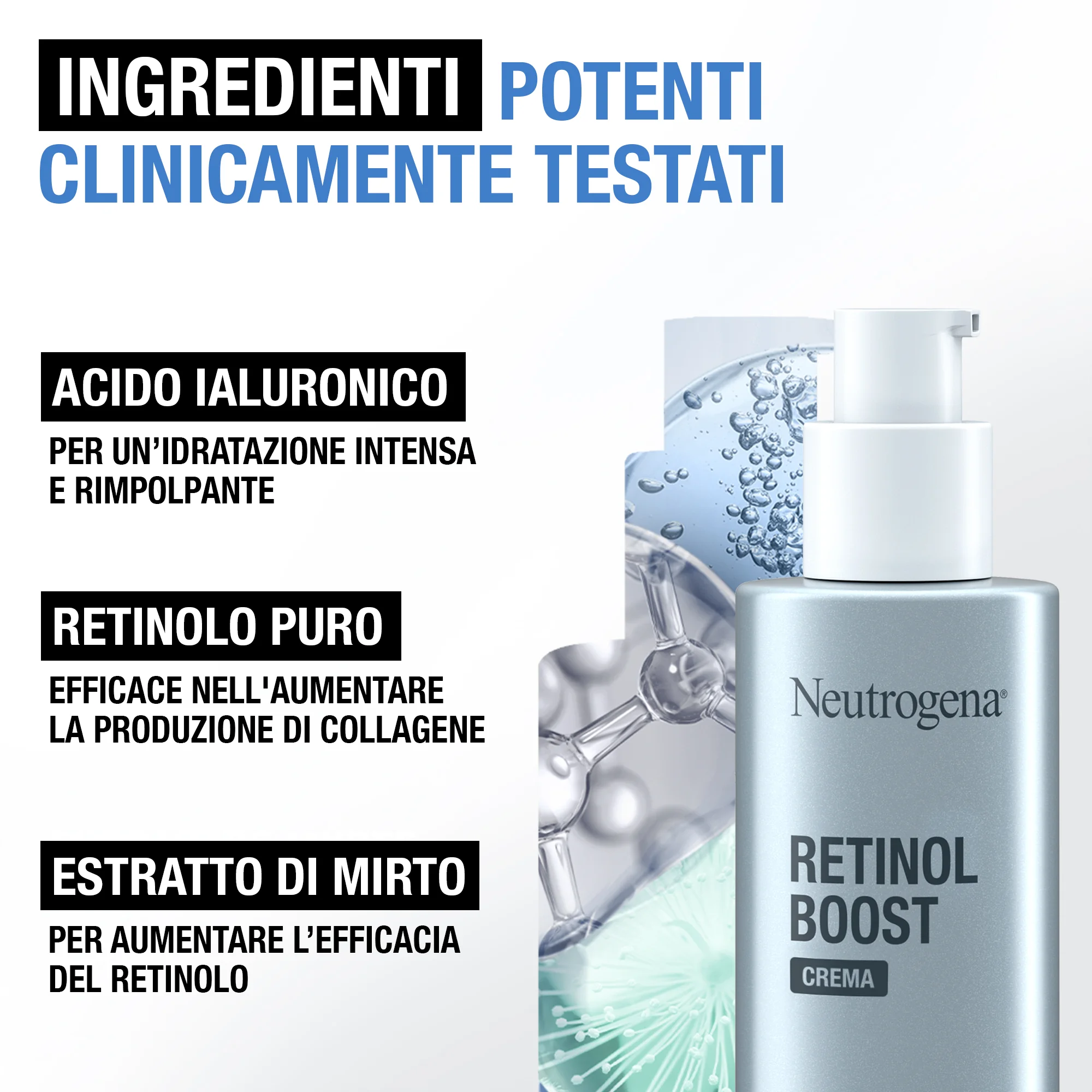 Neutrogena Retinool Boost Crema Viso 50 Ml Azione Anti Age