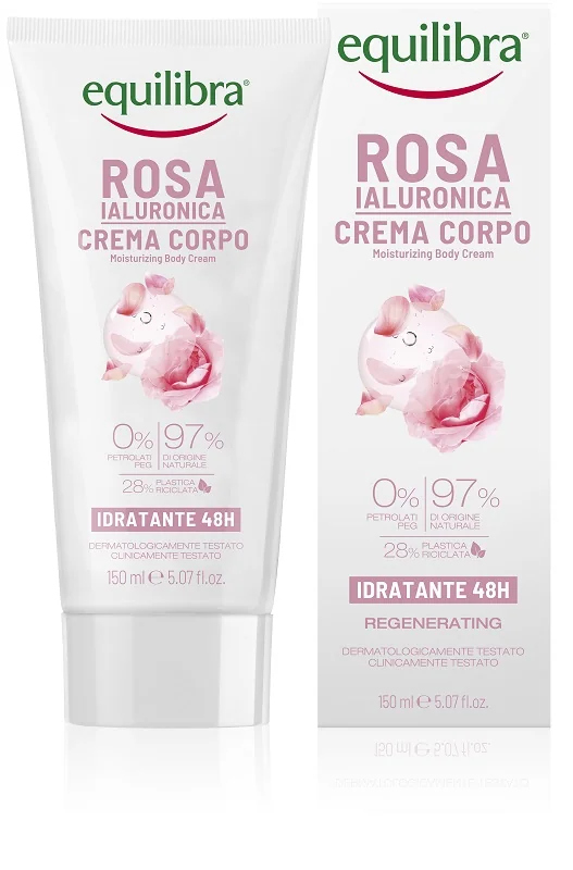 EQUILIBRA ROSA IALURONICA CREMA CORPO IDRATANTE 48H 150 ML