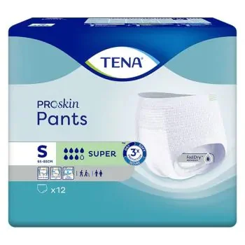 TENA PANTS PANNOLONE PER INCONTINENZA SUPER SMALL 12 PEZZI