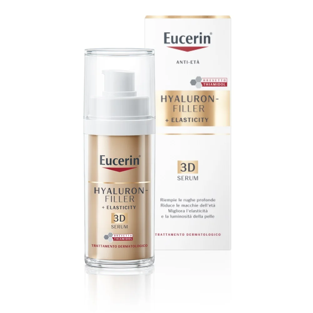 EUCERIN HYALURON-FILLER+ELASTICITY 3D SIERO ANTI-AGE VISO 30 ML