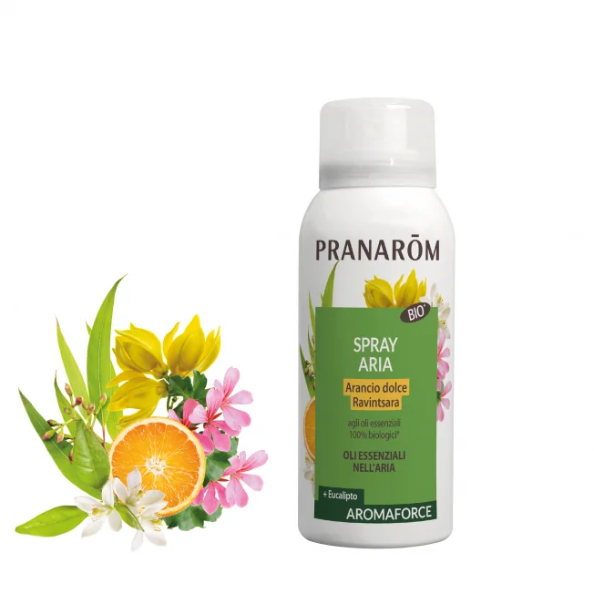 PRANAROM AROMAFORCE SPRAY ARIA ARANCIO RAVINTSARA 75 ML