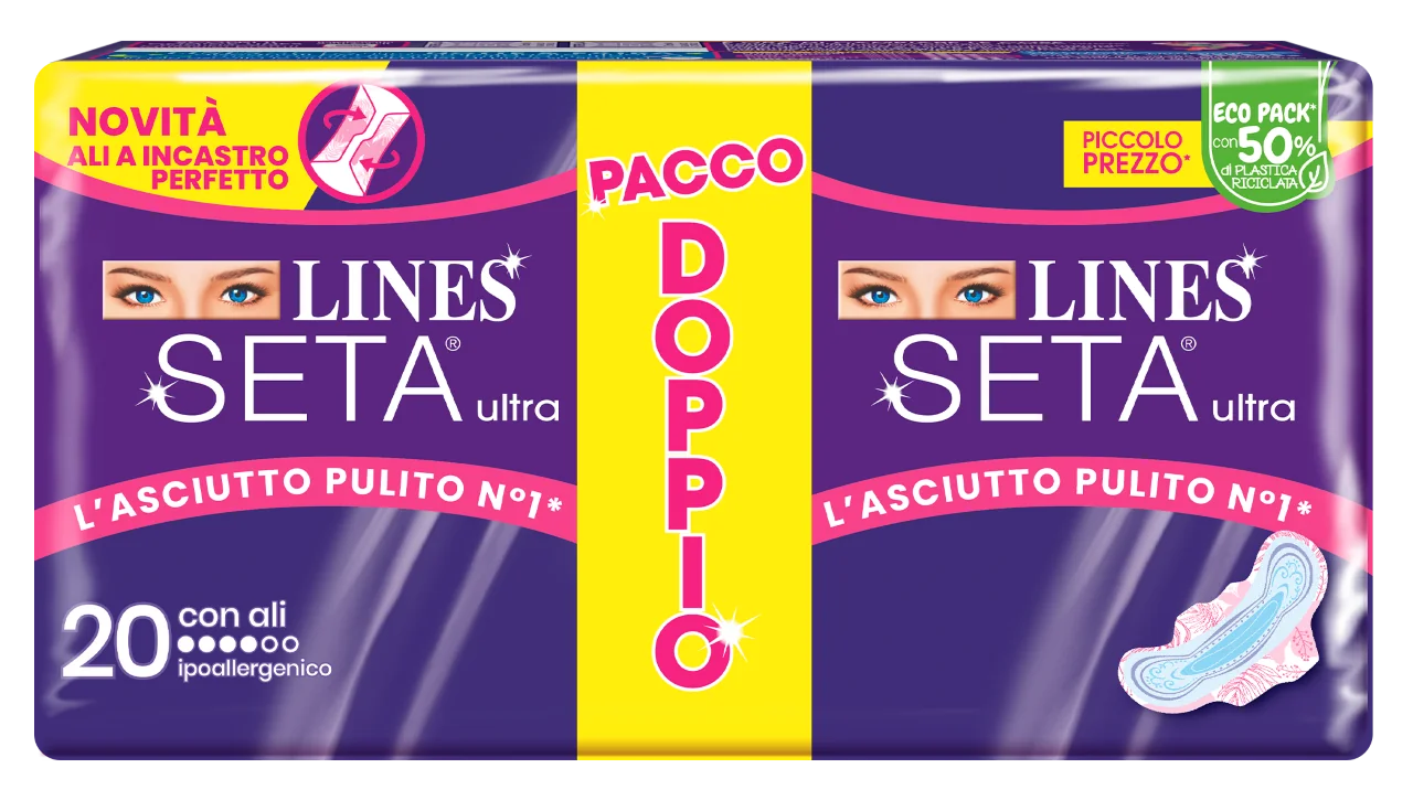 LINES SETA ULTRA ASSORBENTI ALI VP 20 PEZZI