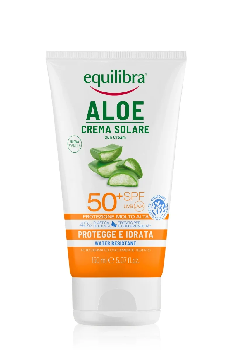 EQUILIBRA CREMA SOLARE ALOE SPF50+ 150 ML