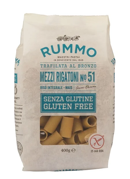 RUMMO MEZZI RIGATONI NÂ°51 SENZA GLUTINE 400 G