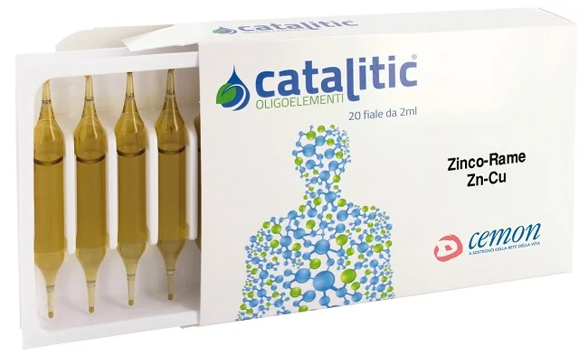 CEMON CATALITIC OLIGOELEMENTI ZINCO E RAME20 FIALE DA 2 ML