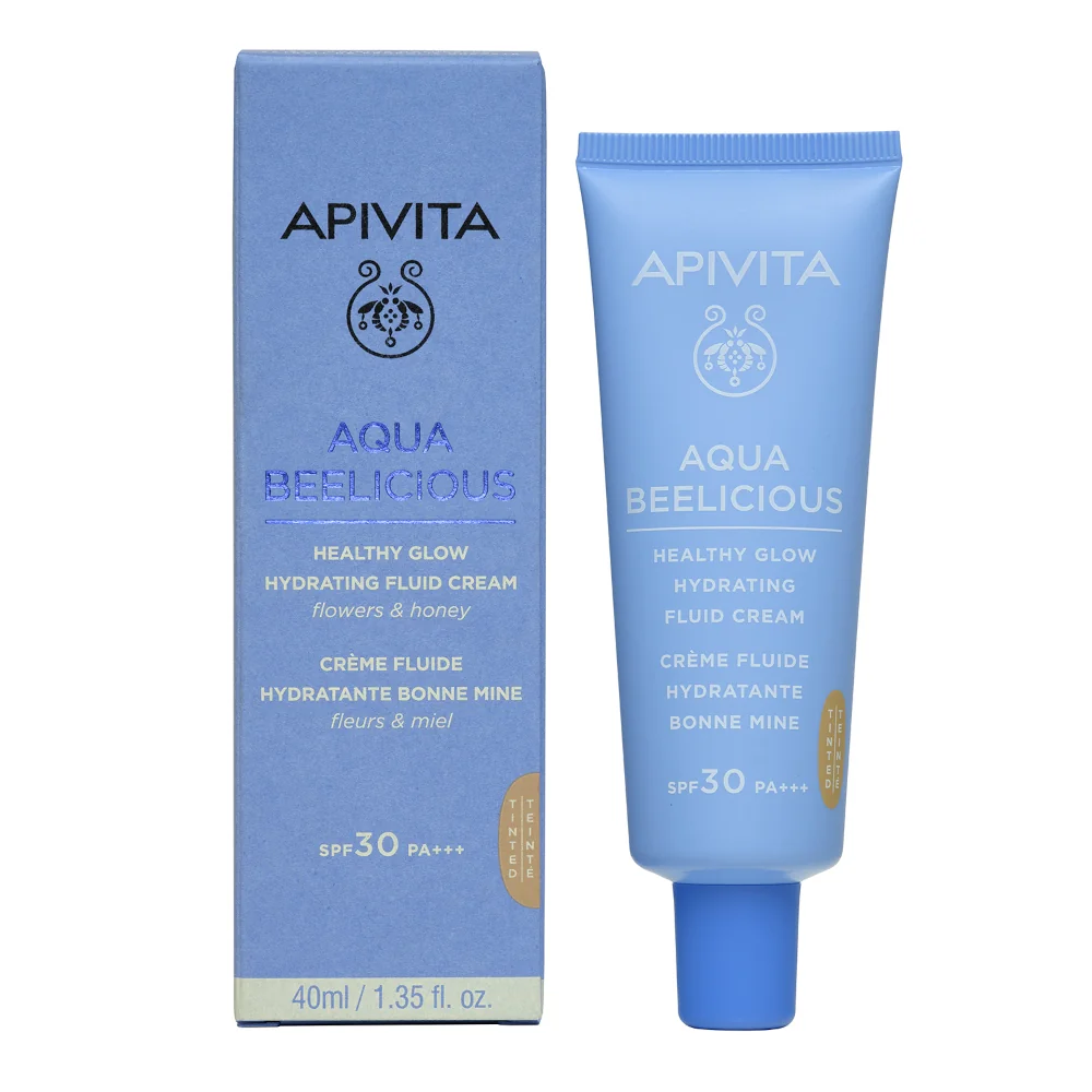 Apivita Aqua Beelicious Spf30 Tinted 40 Ml Collezione Crema Fluida Idratante