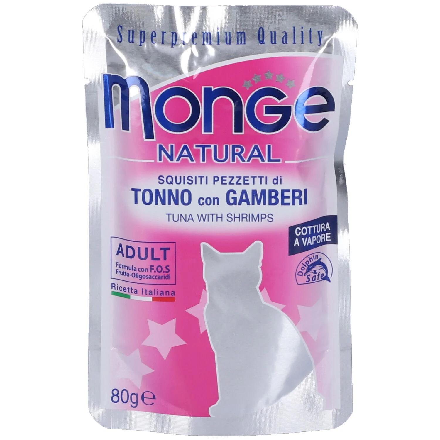 MONGE NATURAL TONNO/GAMBER 8G