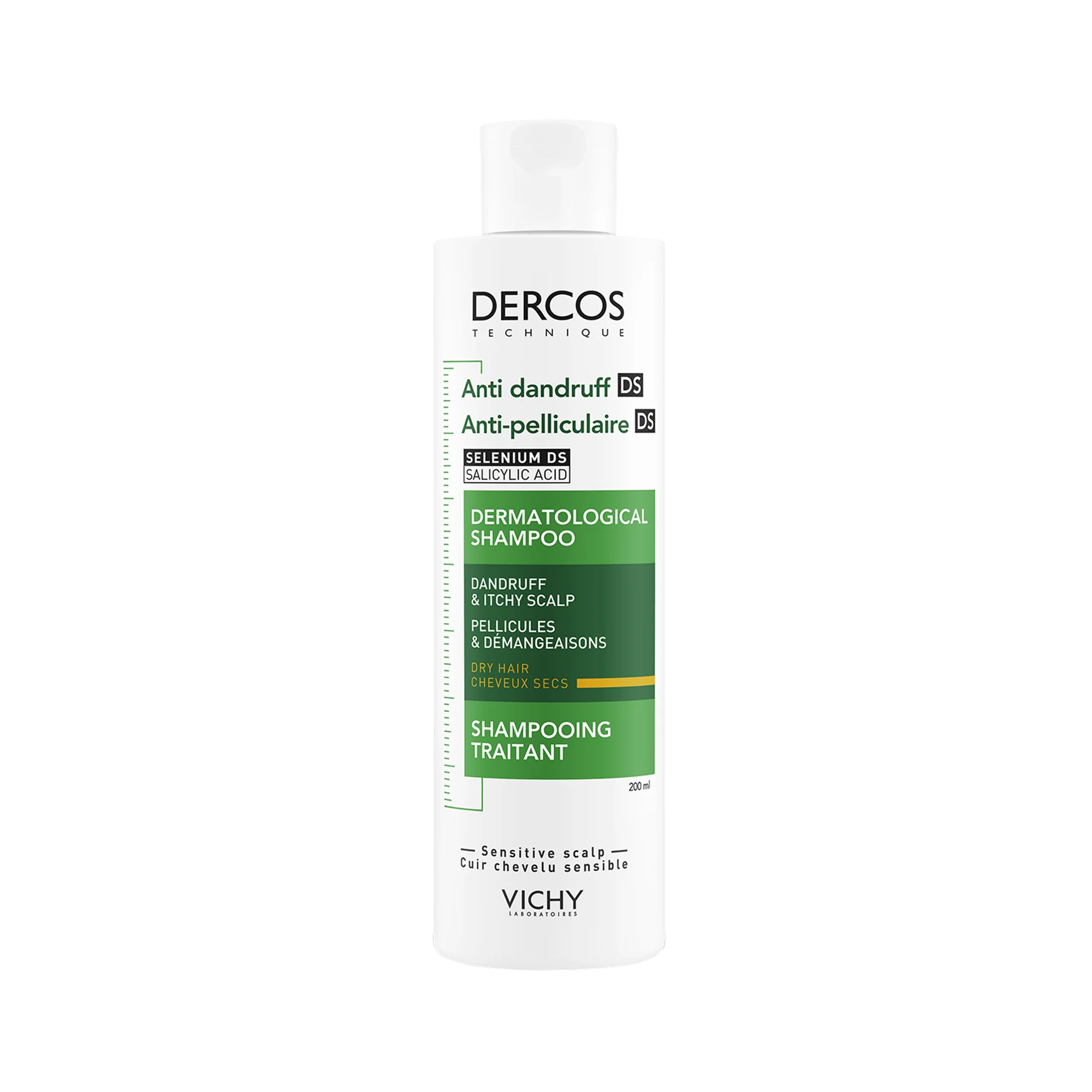 Vichy Dercos Antiforfora 200 ml Shampoo Trattante Capelli Secchi