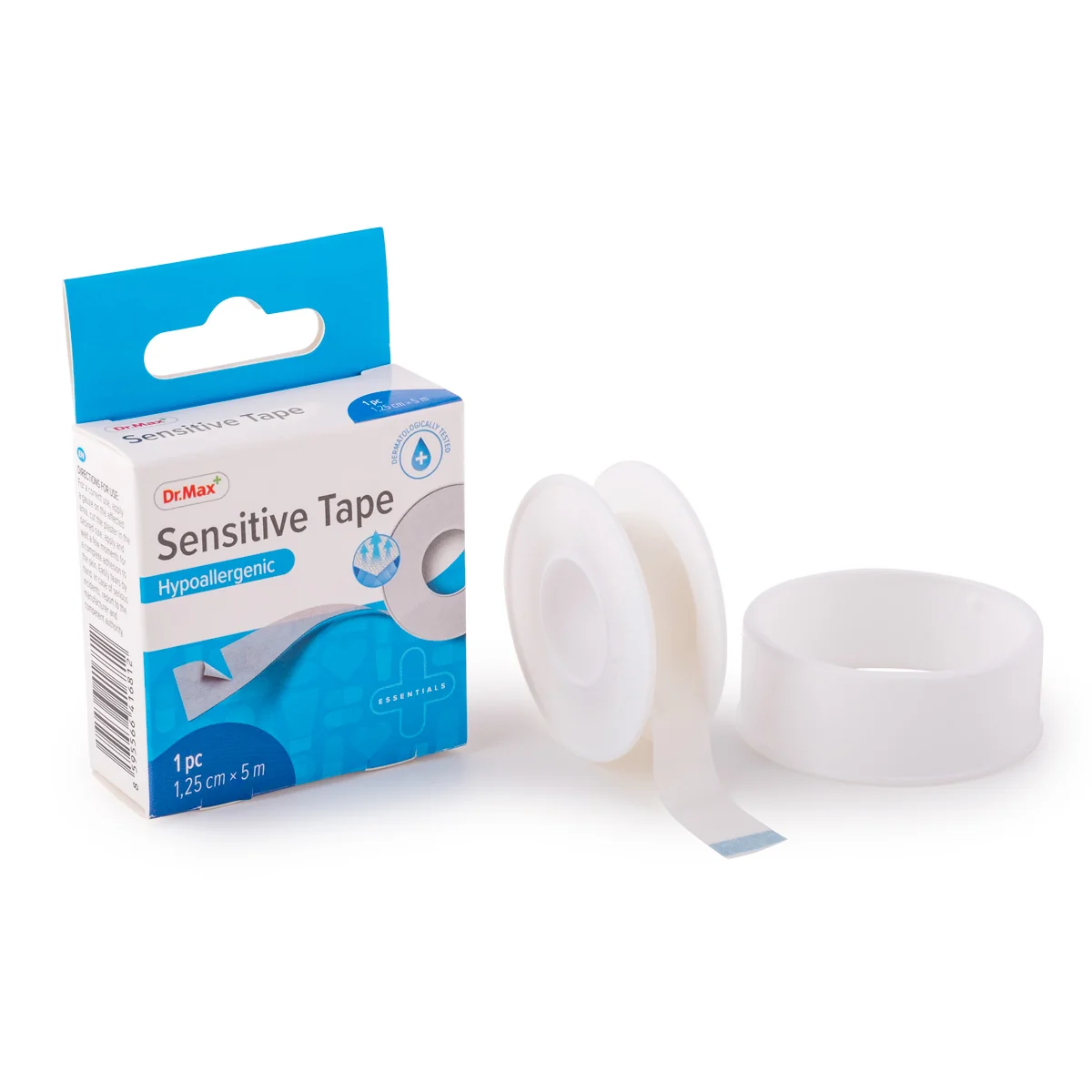 Dr.Max Sensitive Hypoallergenic 1,25 cm x 5 m Cerotto per Pelli Sensibili