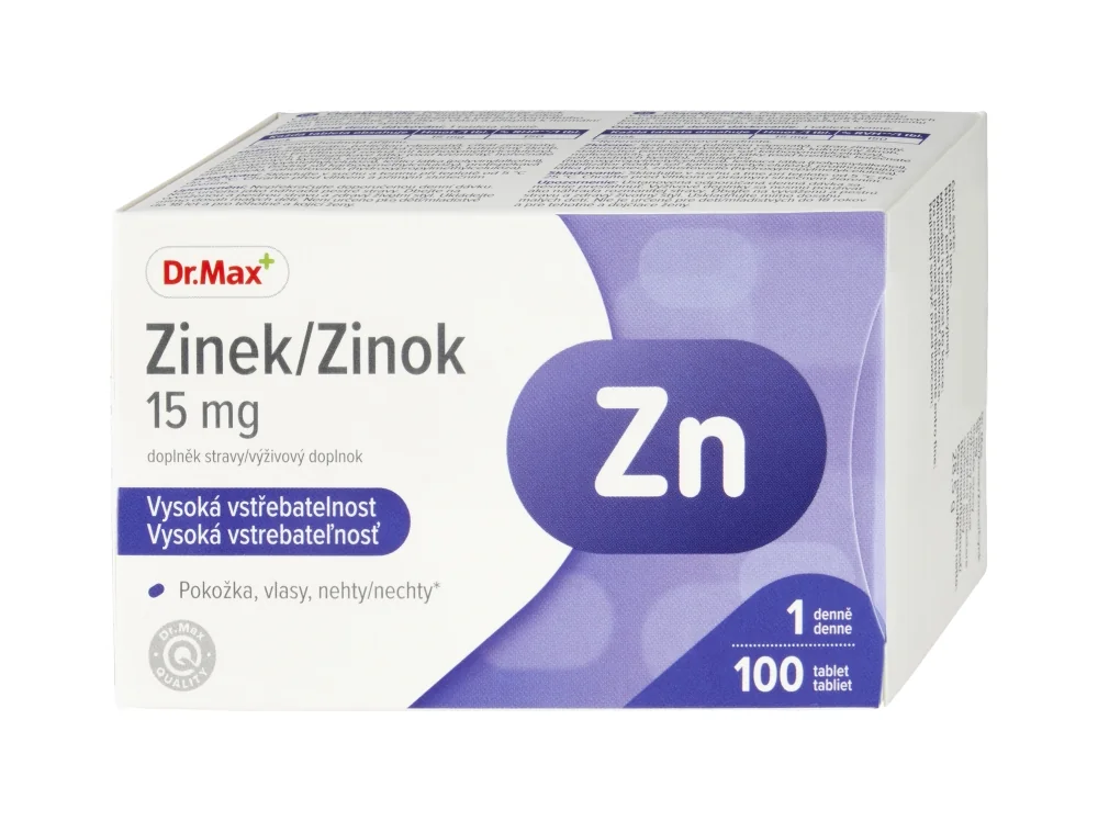 DR. MAX ZINC 15MG 100TBL