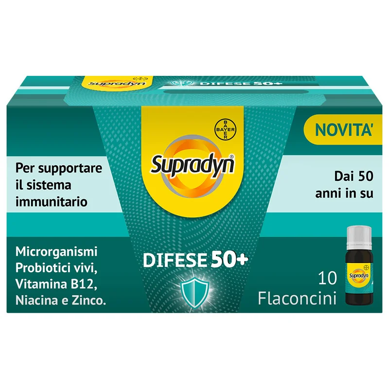 SUPRADYN DIFESE 50+ INTEGRATORE 10 FLACONCINI