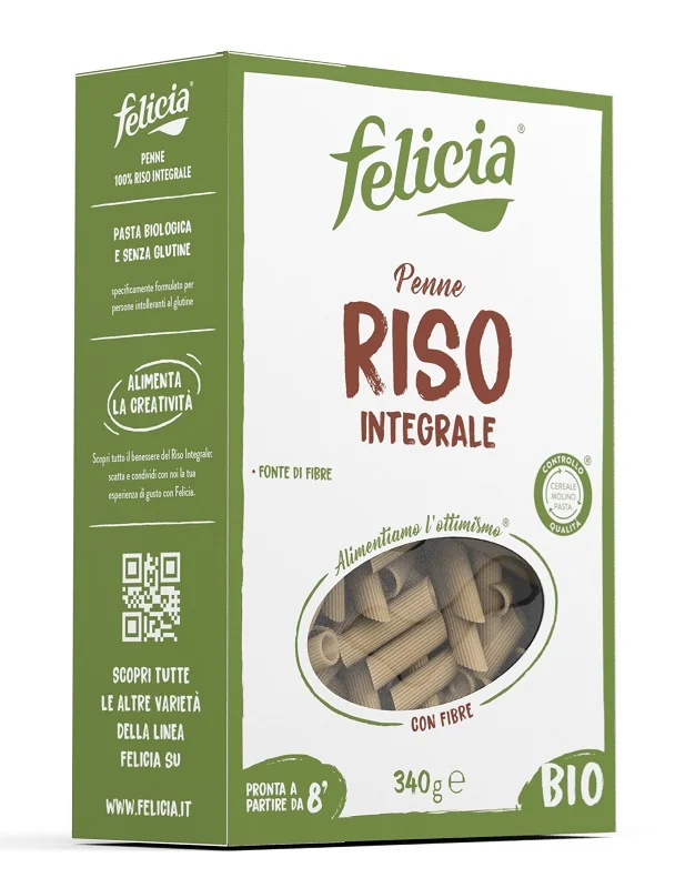 FELICIA BIO PENNE DI RISO INTEGRALE SENZA GLUTINE 340 G