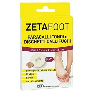 ZETAFOOT PARACALLO TONDO 8 PEZZI + DISCHETTO CALLIFUGO 9 PEZZI