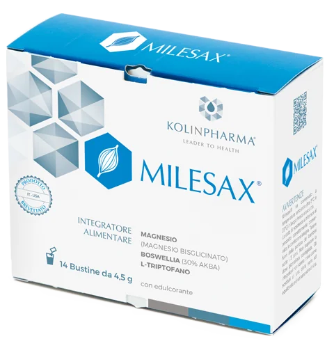 MILESAX INTEGRATORE PER TENSIONE MUSCOLARE E ARTICOLAZIONI 14 BUSTINE