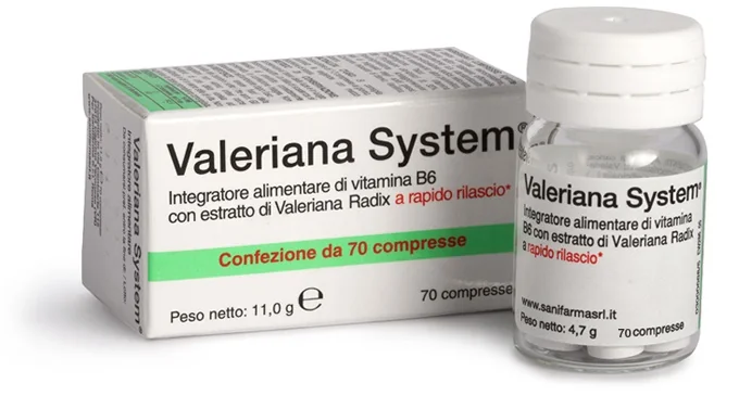 VALERIANA SYSTEM INTEGRATORE 70 COMPRESSE