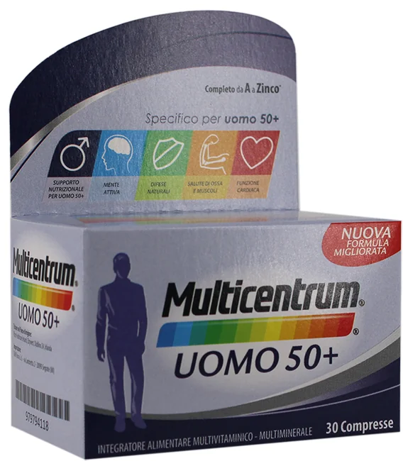 MULTICENTRUM UOMO 50+ 30 COMPRESSE