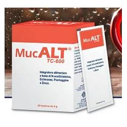 MUCALT TC 600 INTEGRATORE BENESSE VIE RESPIRATORIE 20 BUSTINE 4 G