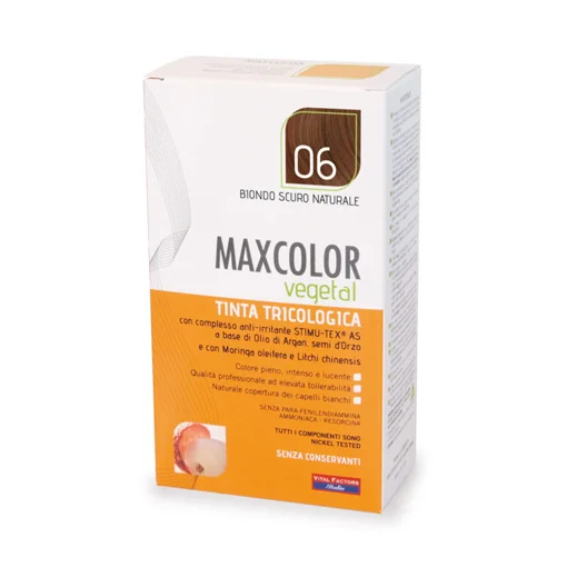 MAX COLOR VEGETAL 06 BIONDO SCURO NATURALE 140 ML