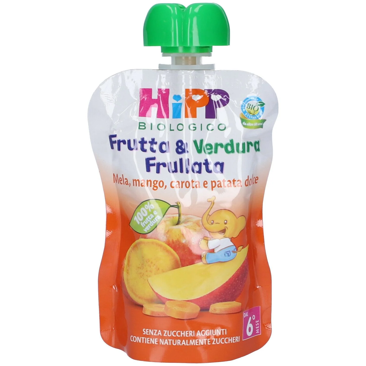 HIPP BIO FRUT&VER MEL/MA/CA90G