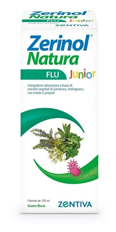 ZERINOL NATURA FLU JUNIOR SCIROPPO 150 ML