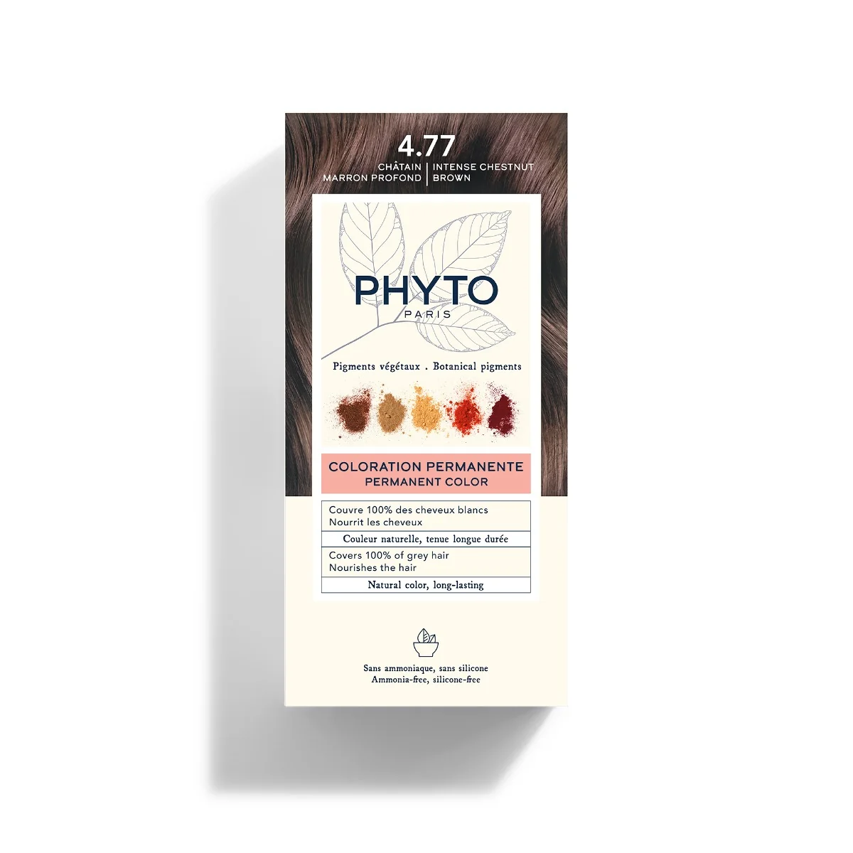 PHYTO PHYTOCOLOR 4.77 CASTANO MARRONE INTENSO COLORAZIONE PERMANENTE SENZA AMMONIACA