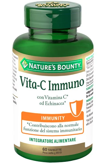 NATURE'S BOUNTY VITA-C IMMUNO 60 TAVOLETTE