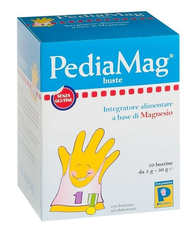 PEDIAMAG INTEGRATORE DI MAGNESIO E VITAMINA C 10 BUSTINE