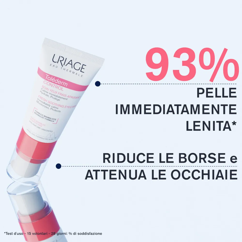 Uriage Tolederm Control Trattamento Lenitivo Contorno Occhi 15 ml 