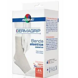 DERMAGRIP BENDA ELASTICA AUTO ADERENTE PER MEDICAZIONI CON LEGGERO EFFETTO COMPRESSIVO CM 8X4M