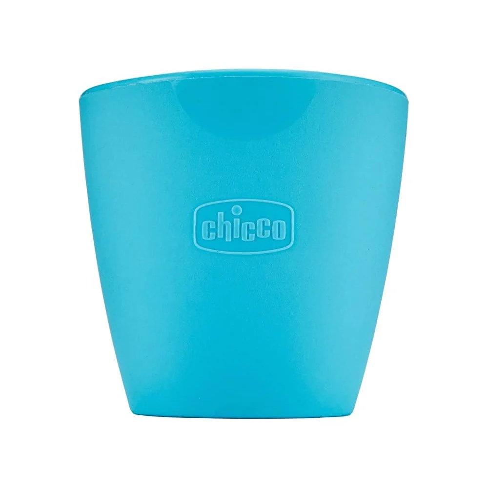 CHICCO BIBERON SILICONE AZZURRO 6 MESI+