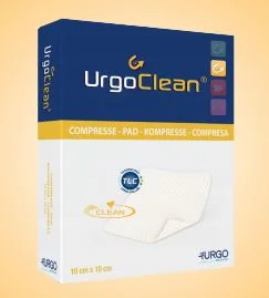 URGOCLEAN MEDICAZIONE STERILE IN GARZE COMPRESSE 10X10 CM 5 PEZZI