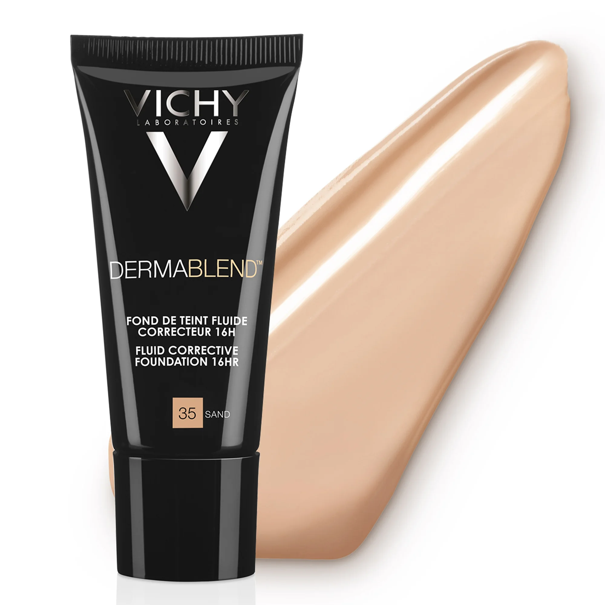 Vichy Dermablend Fluido 35 Sand 30 ml Fondotinta correttore fluido 16H